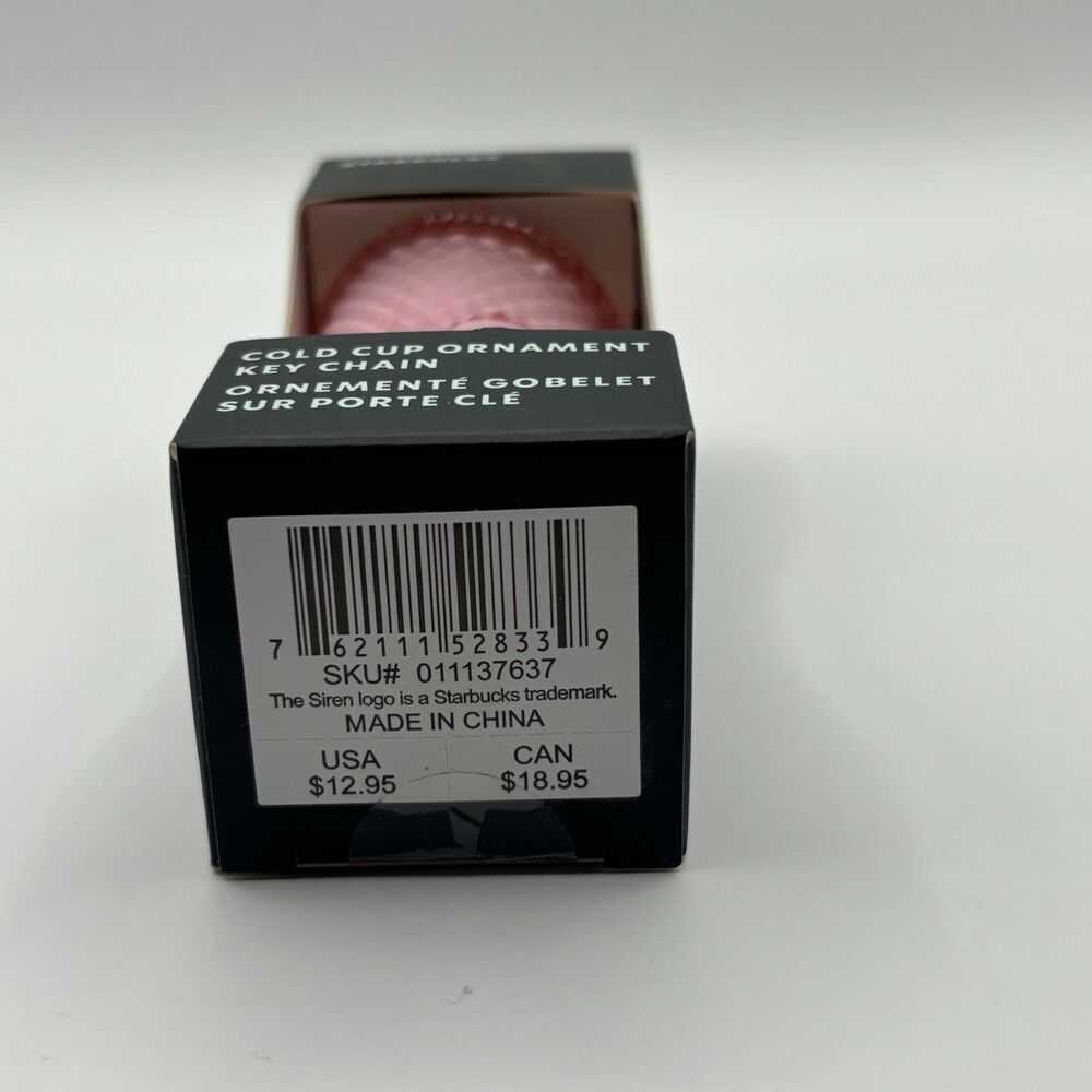 New Starbucks Waxberry Blush Keychain Ornament - Picture 5 of 5